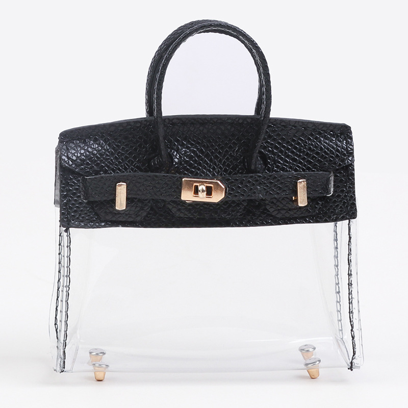 Women's Car Key Bag Set Mini Birkin Bag Pendant Exquisite Small Bag Earphone Bag Lipstick Bag