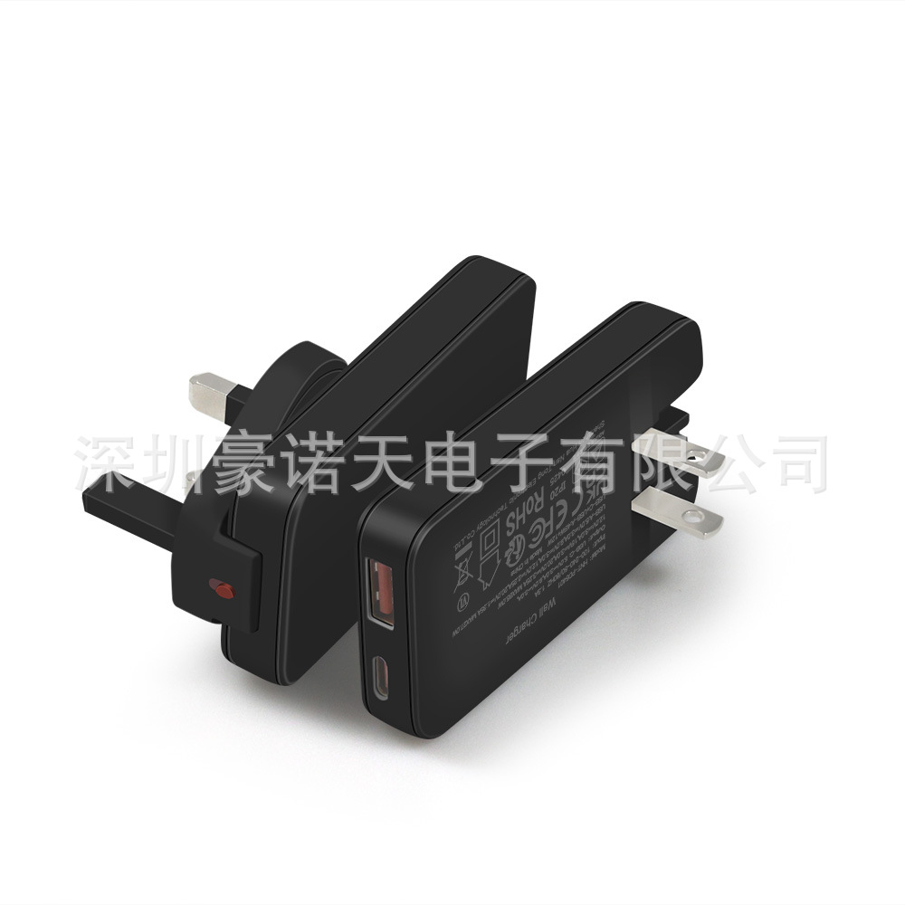Ultra-Thin GaN Adapter 65W Thin Phone C Type Slim PD65W PD Fast Charging Multi-Port Charger