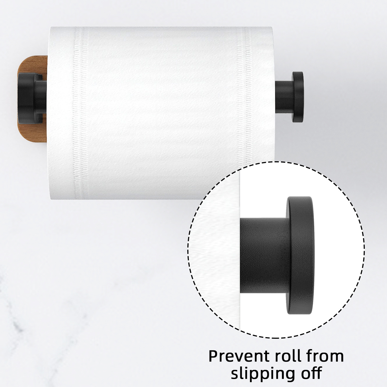 Aluminum alloy bathroom wall-mounted paper towel holder tissue holder toilet paper holder tissue storage rack