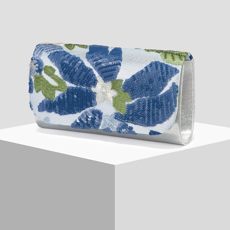 New Sequins Embroidered Evening Bag Evening Bag Clutch Evening Bag Wedding Bag
