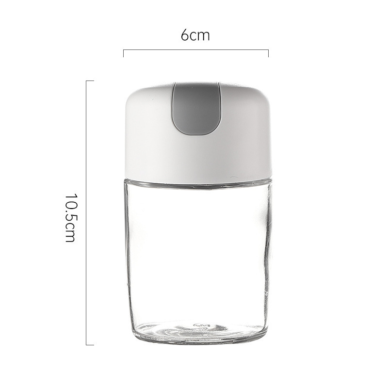 Japanese-Style Non-Oil Glass Oil Bottle Automatic Open and Close Sauce Bottle Leak-Proof Home Kitchen Supplies Oil Can Seasoning Storage