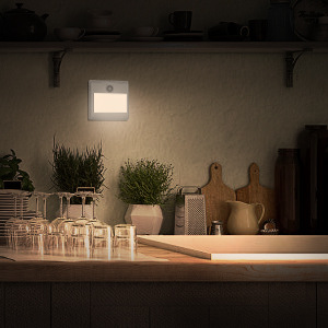 Human body sensor night light corridor light baseboard light stair light magnetic suction hook wall-mounted