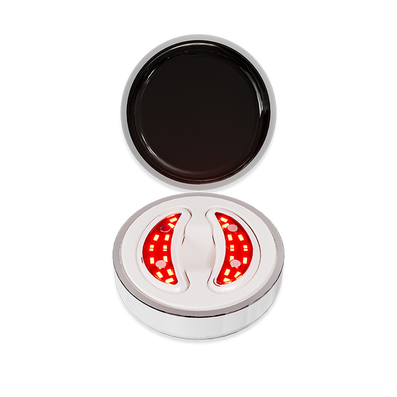 EMS Pulse Eye Care Device: Home-Use Eye Area Beauty Massager with Three Settings, Red Light and Microcurrent Infusion