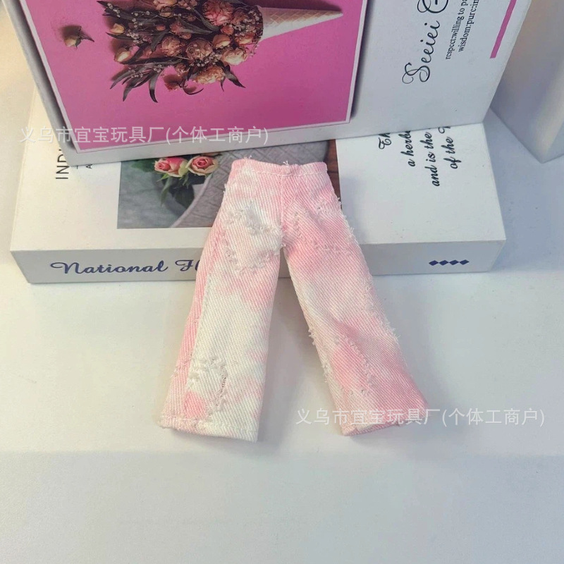 New Long Leg KT Glitter Shiny Heart Brushed High Street Hiphop Loose Wide Leg Jeans