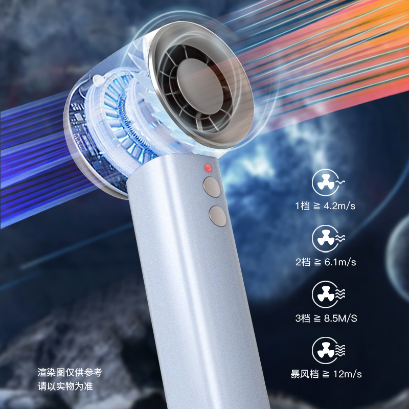 2026 New USB Long Battery Life High Wind Force Violent Desktop Tabletop Mini Fan Mini Handheld High-Speed Fan