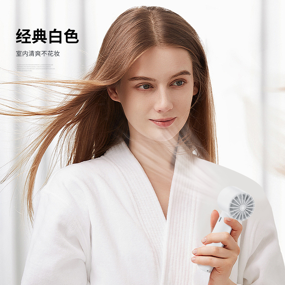 New Handheld Fan 100 Gears Strong Wind Long Battery Life Violent Fan USB Charging Mini Silent Small Fan