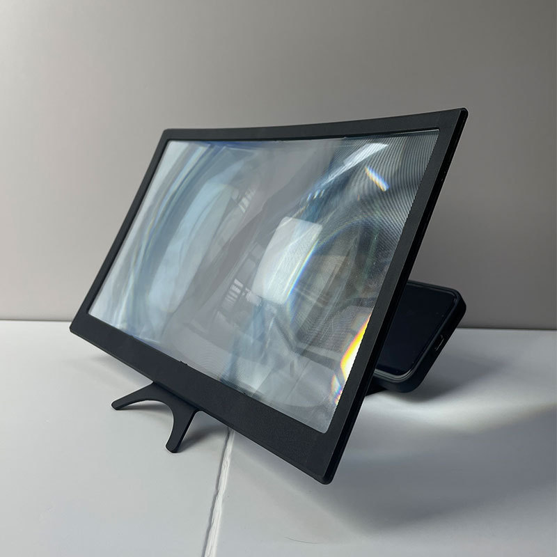 Custom Label L6 Curved Screen Amplifier 12-inch Phone Amplifier Ultra Clear Magnifier Lazy Bracket