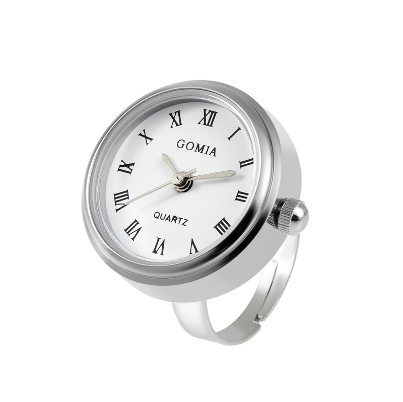 2022 New Finger Watch Waterproof Roman Mini Small Watch Student Finger Watch Couple Ring Watch