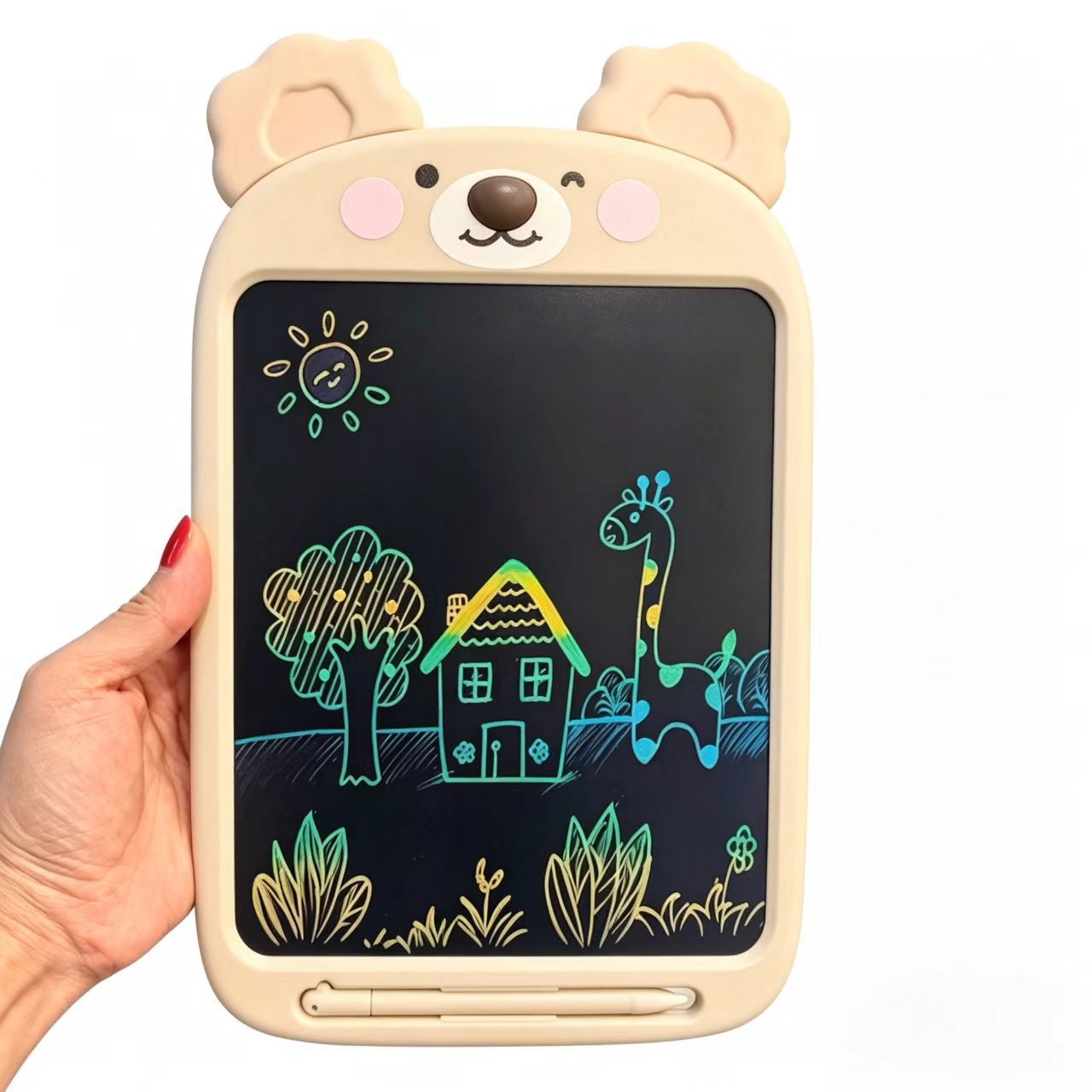 New cartoon LCD handwriting board LCD screen electronic drawing board color electronic small blackboard baby writing board