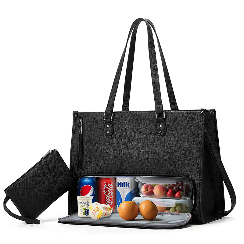 Women's bag 2026 new large capacity handbag tote bag multifunctional computer bag document bag shoulder bag