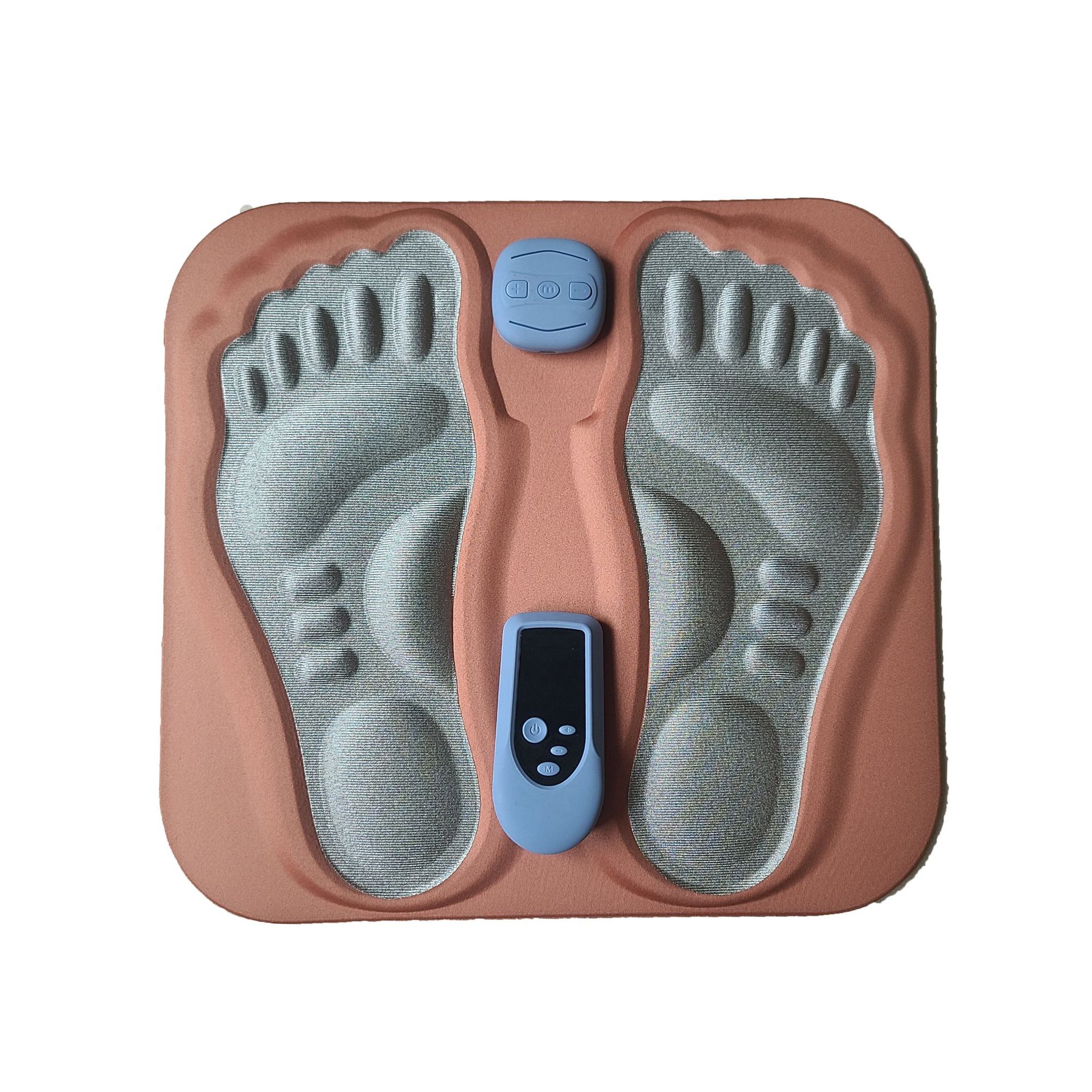 USB smart massage foot therapy machine EMS electronic pulse 3D foot pad microcurrent foot massage digital physiotherapy device