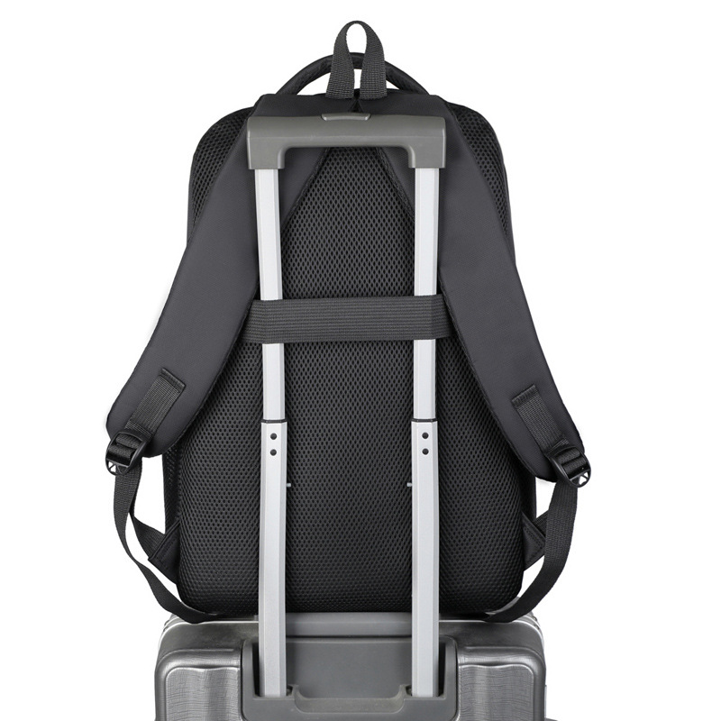 Backpack men women junior high school high school college student Oxford cloth schoolbag large capacity Europe business trip travel backpack