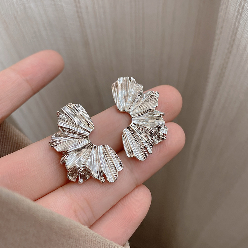 Geometric Irregular Alloy Stud Earrings Street Ear Accessories