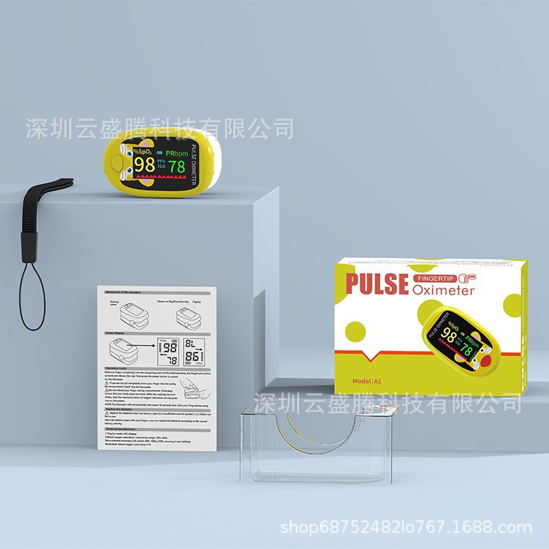LK87 Blood Oxygen Monitor Oximeter Finger Clip Pulse Oxygen Saturation Monitor Portable
