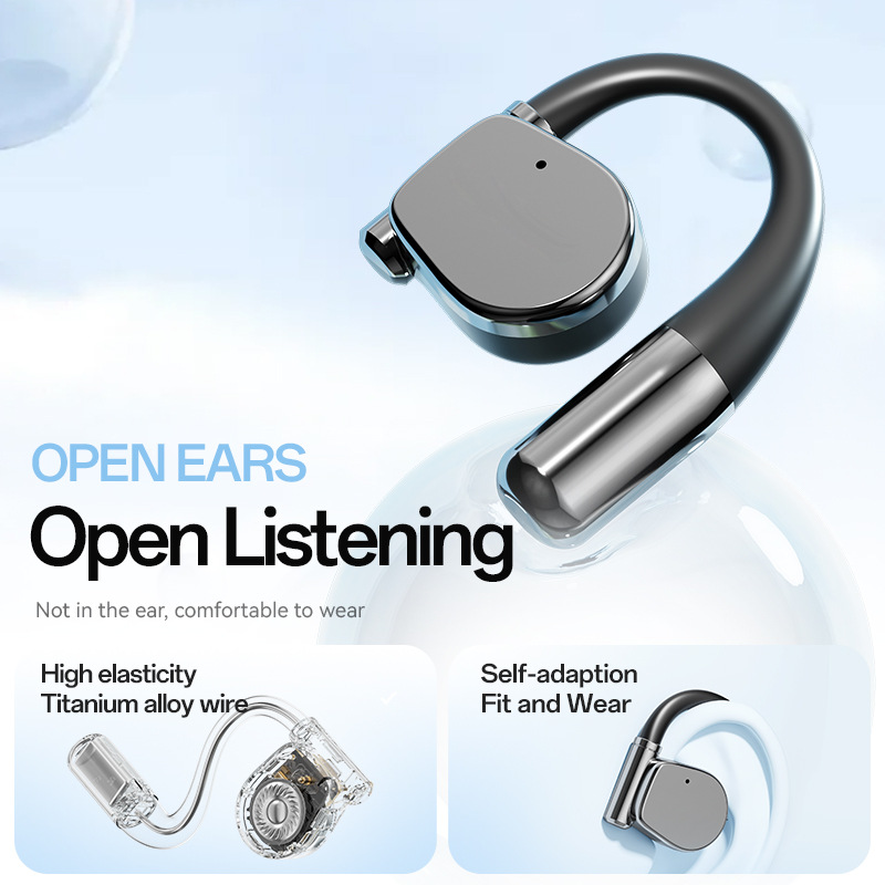 New AI smart translation OWS open-ear non-in-ear OWS Bluetooth earphones wireless ear-hook earphones