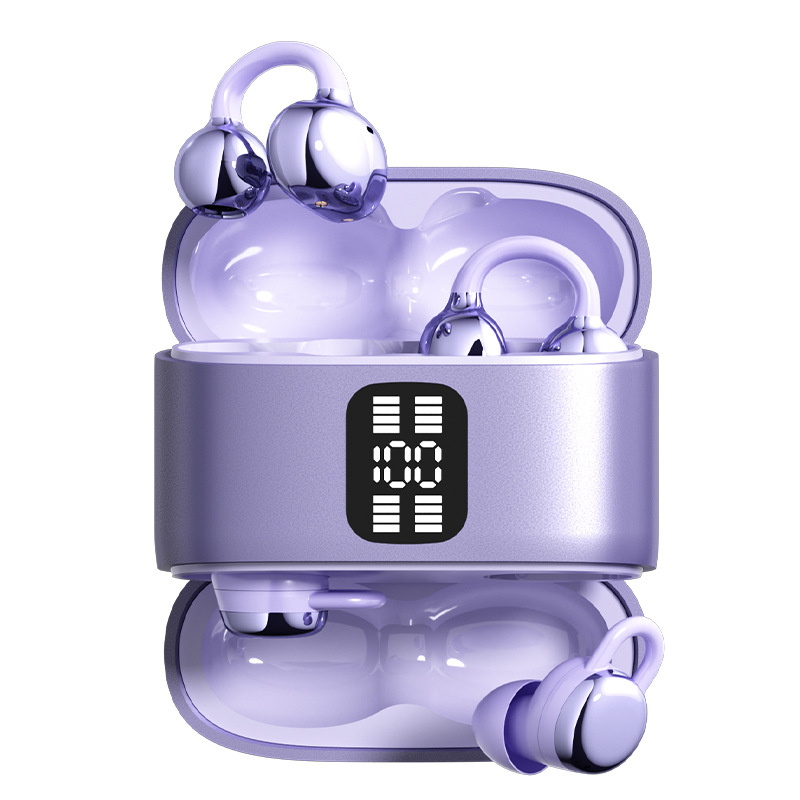 Q28-Q9-Q16 Twin Dual Earphones Clip-on In-ear 2-in-1 Wireless Bluetooth Earphones