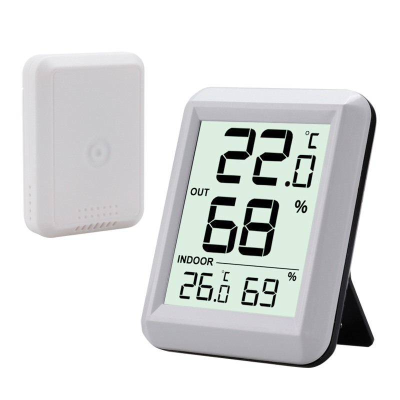 Wireless Indoor Outdoor Thermometer Hygrometer Household Baby Room Hanging Standing Hygrometer Digital Electronic Thermometer