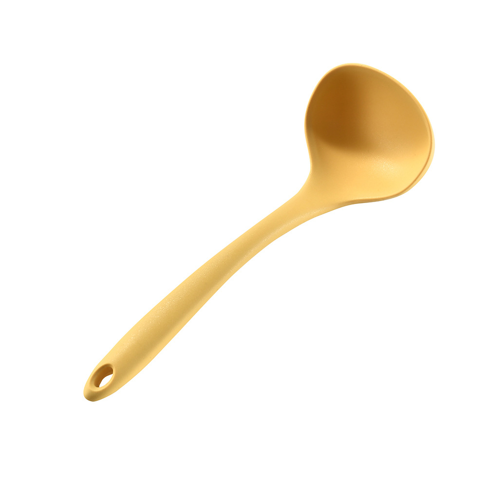 Integrated Non-Stick Silicone Soup Spoon Long Handle Spoon Silicone Chopsticks Two-Piece Set Ramen Tableware