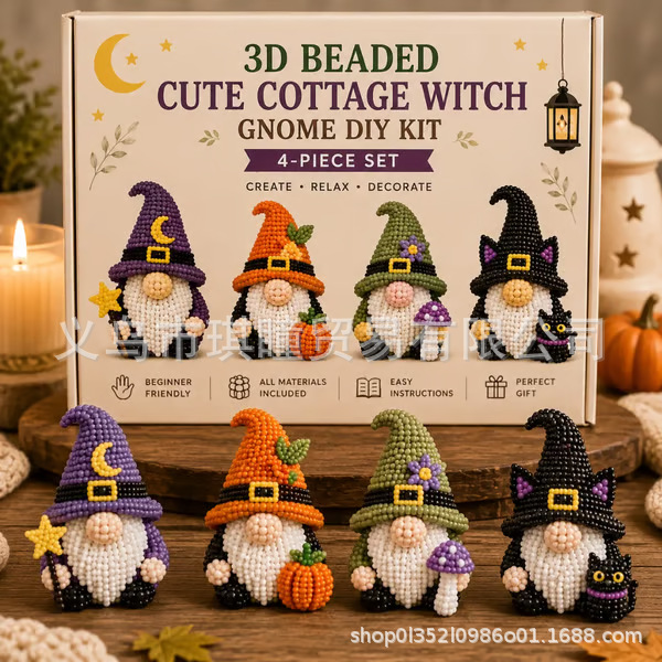 2026 3D Beaded Patriotic Gnome DIY Kit Beaded Wholesale