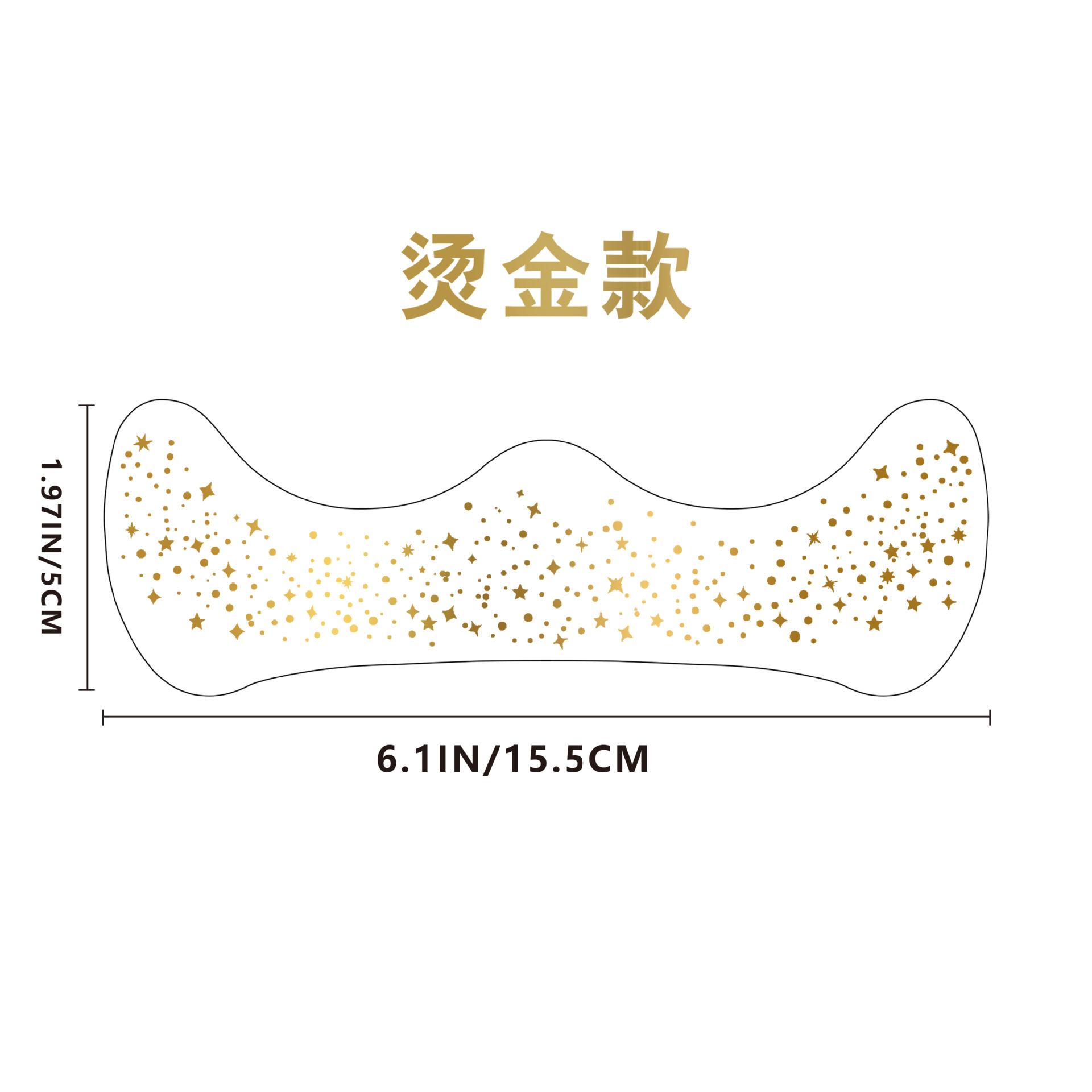 New Flash Makeup Freckle Tattoo Sticker Gold Foil Silver Foil Party Gathering Face Tattoo Sticker Paper