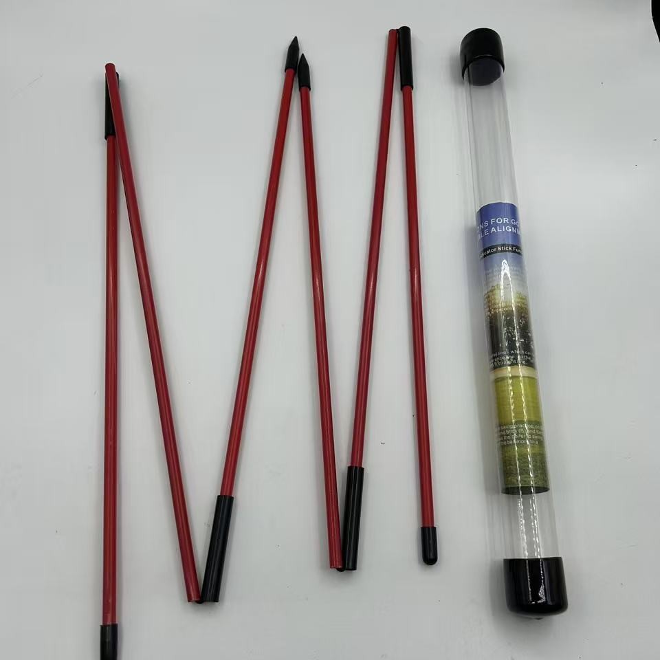Custom golf direction rod indicator rod training aid practice rod foldable marker training correction practice rod