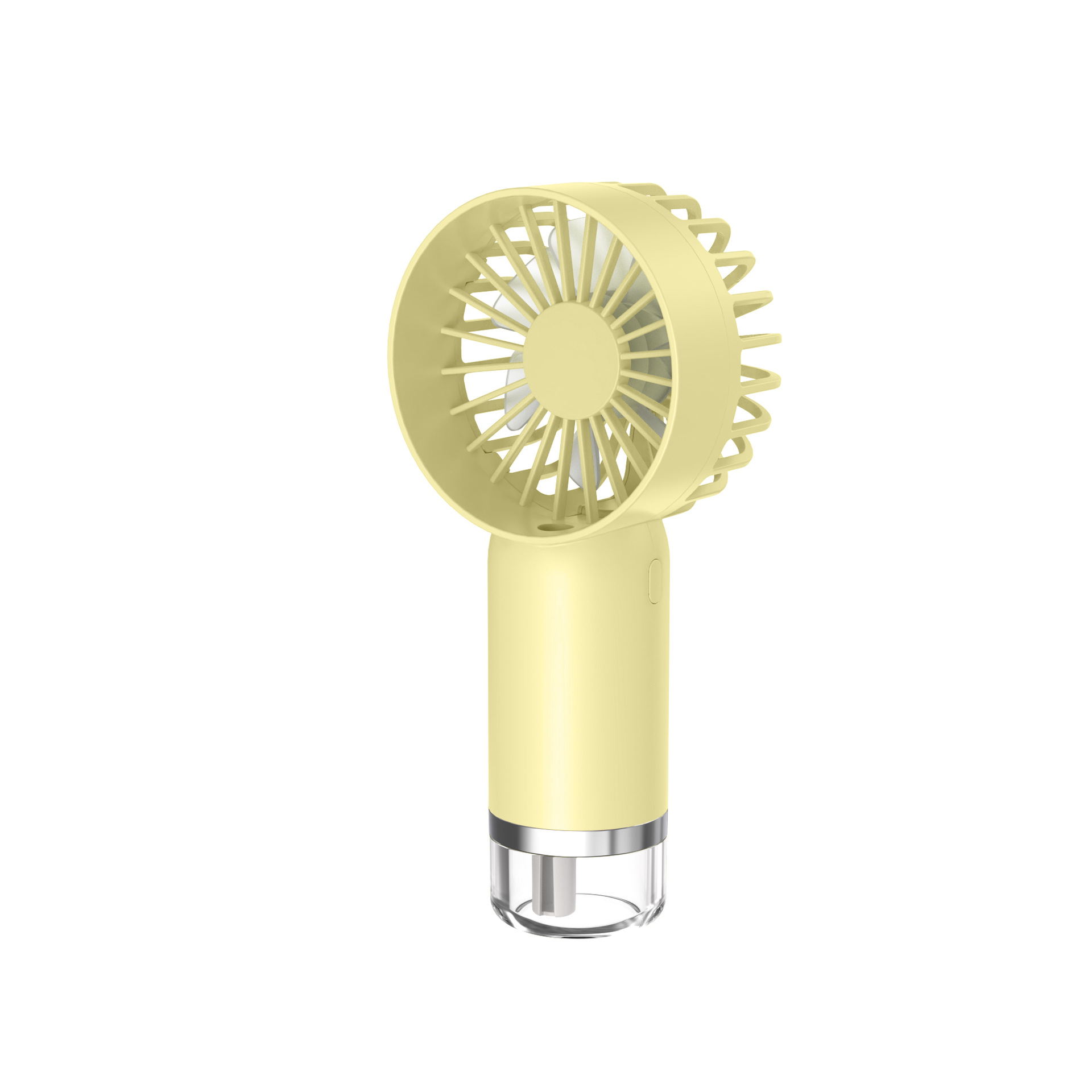 Handheld spray fan portable humidification cooling handheld small fan USB charging silent desktop fan