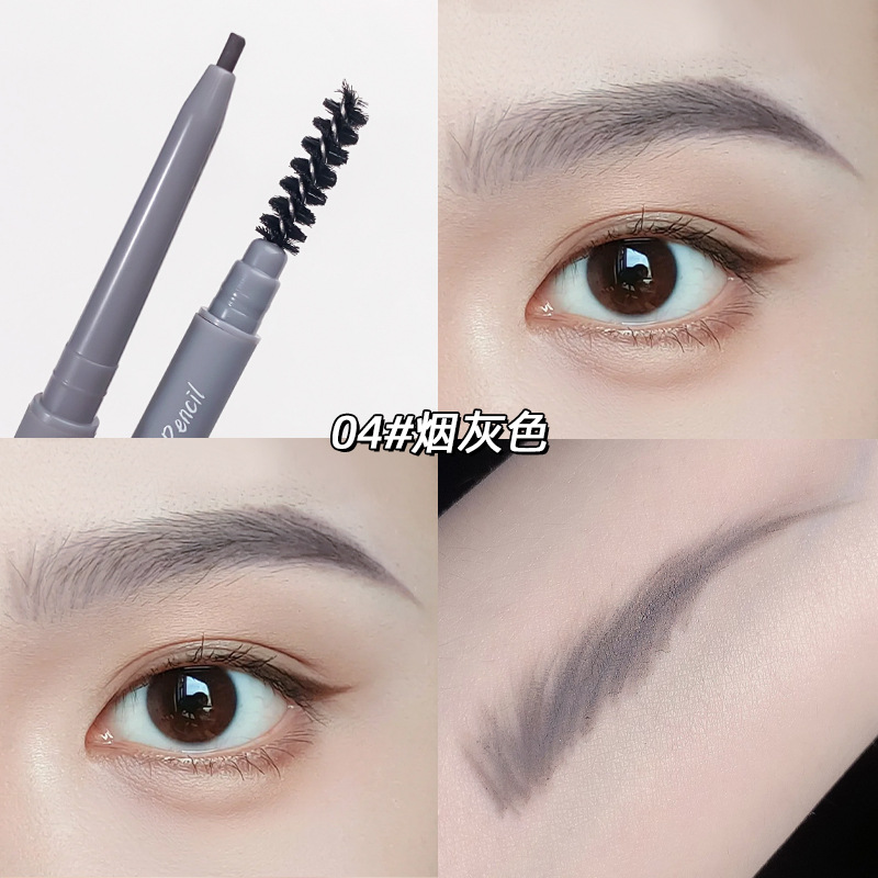 Shake the sound explosions double eyebrow pencil waterproof sweat-proof non-faint makeup pen fine head cross-border makeup a generation of wholesale