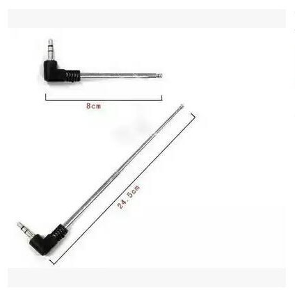 Mini small speaker universal 3.5mm radio telescopic antenna outdoor speaker antenna headphone jack