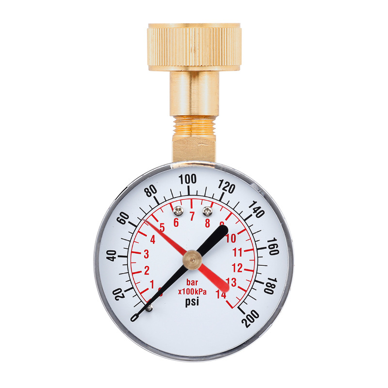 Barometer Water Pressure Gauge High Precision Air Conditioning Pressure Gauge Radial Axial Oil Pressure Barometer Vacuum Negative Pressure Gauge