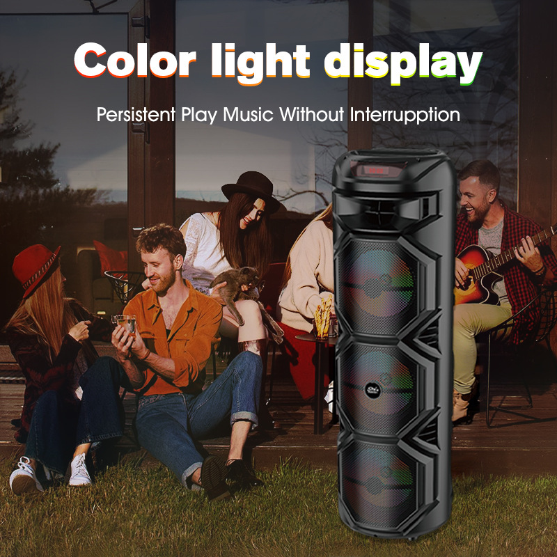 ZQS8301 Bluetooth Speaker Outdoor Wireless Microphone Park Speaker
