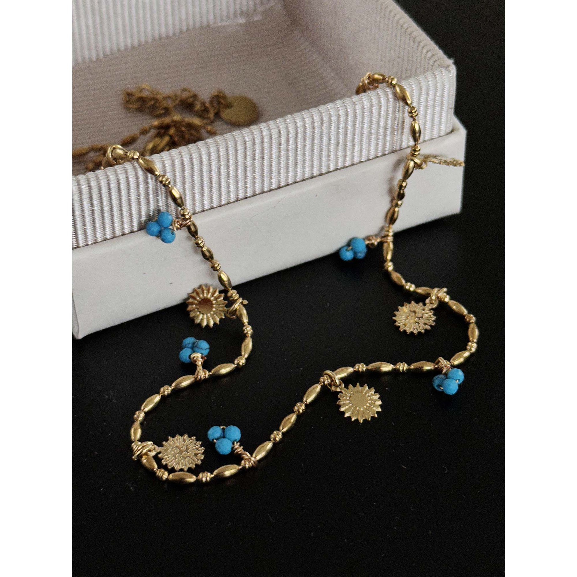 301 Early Autumn Hand String South France Romantic Style Necklace Simply Too Beautiful Series Atmosphere Women O12-10