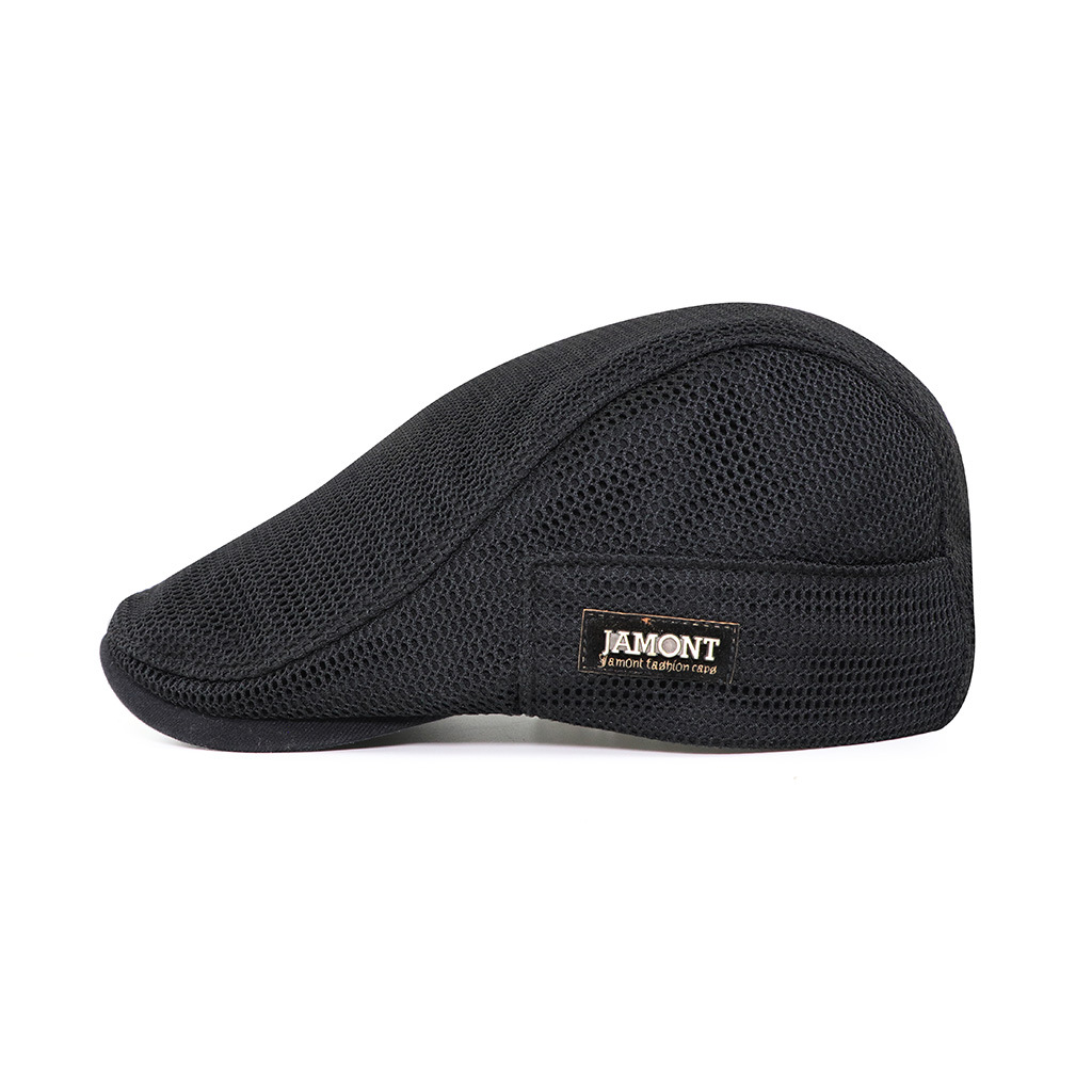 New mesh breathable beret for men and women, thin sun-protective hat, summer new hat