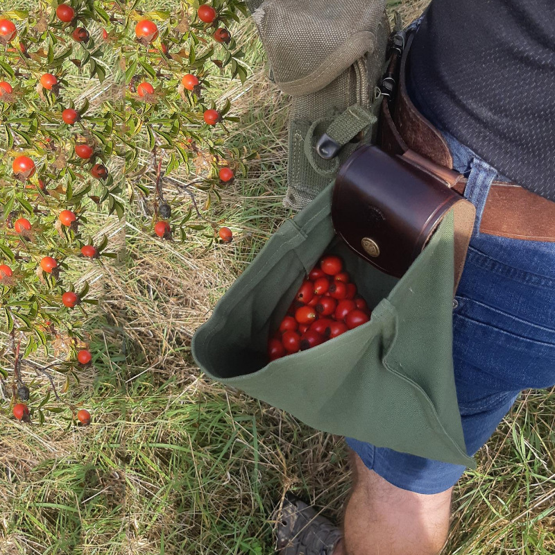 Outdoor Foraging Bag Fruit Picking Bag Waist Hanging Tool Bag Jungle Storage Bag