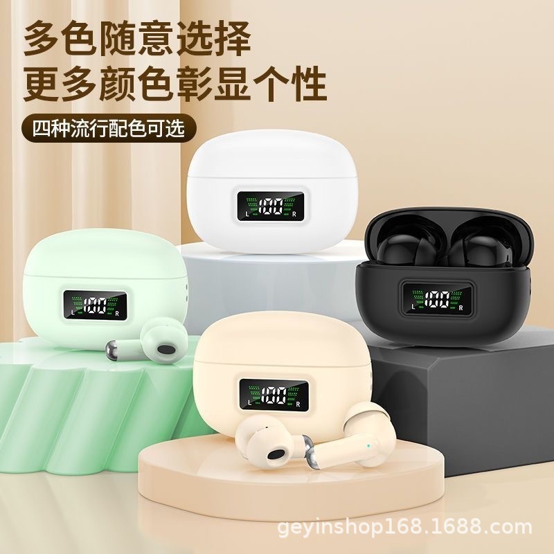 2025 Huaqiangbei Open Ear Noise Cancelling Y3a Bluetooth Headphones Digital Display Ultra-long Battery Life Wireless Bluetooth Headphones