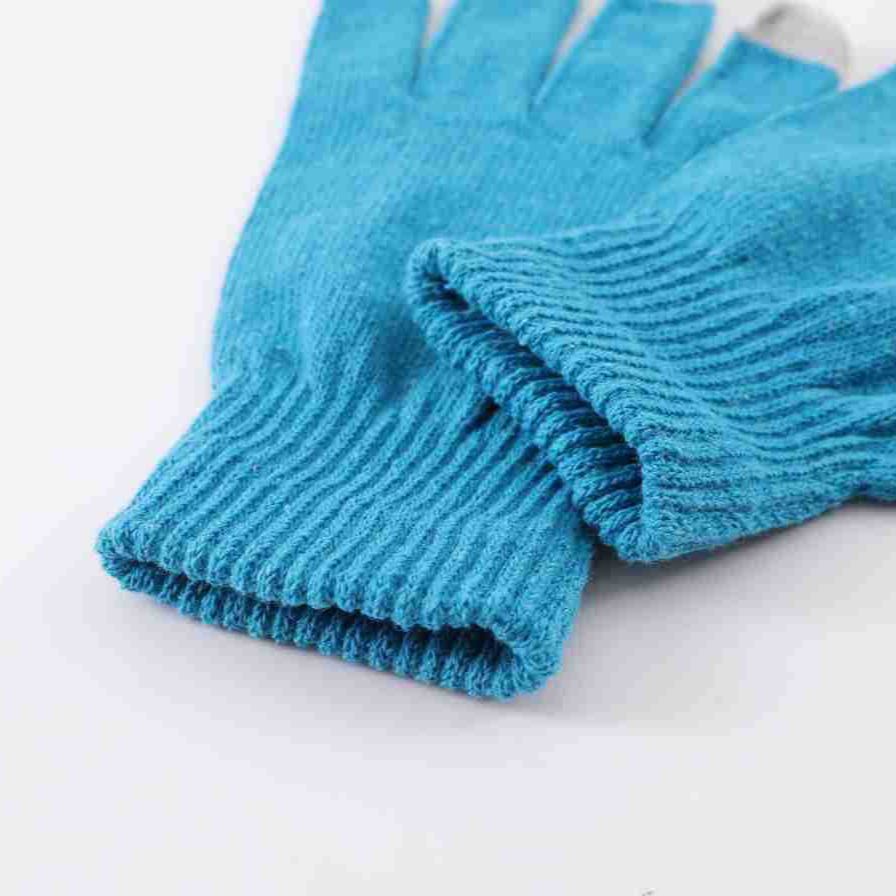 Macaron Solid Color Knitted Anti-Cold Warm Sports Gloves Outdoor Phone-Using Warm Touch Screen Warm Gloves