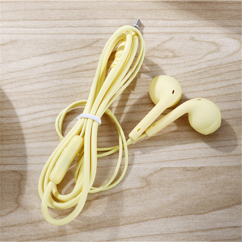 Hot U88 Macaron Color Wired Phone Earbuds In-Ear U19 Music Student Earbuds 3.5