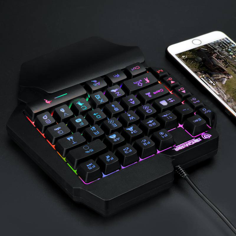 Shibadu F6 one-handed keyboard God King Throne left hand mechanical feel game keyboard hand ebay