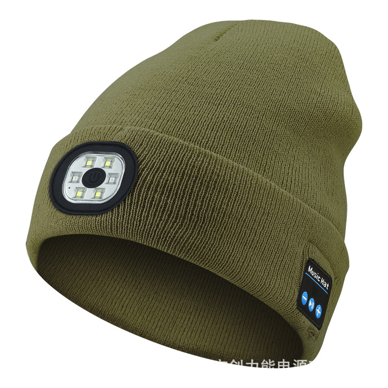 M1-BL10军绿(蓝牙灯帽）