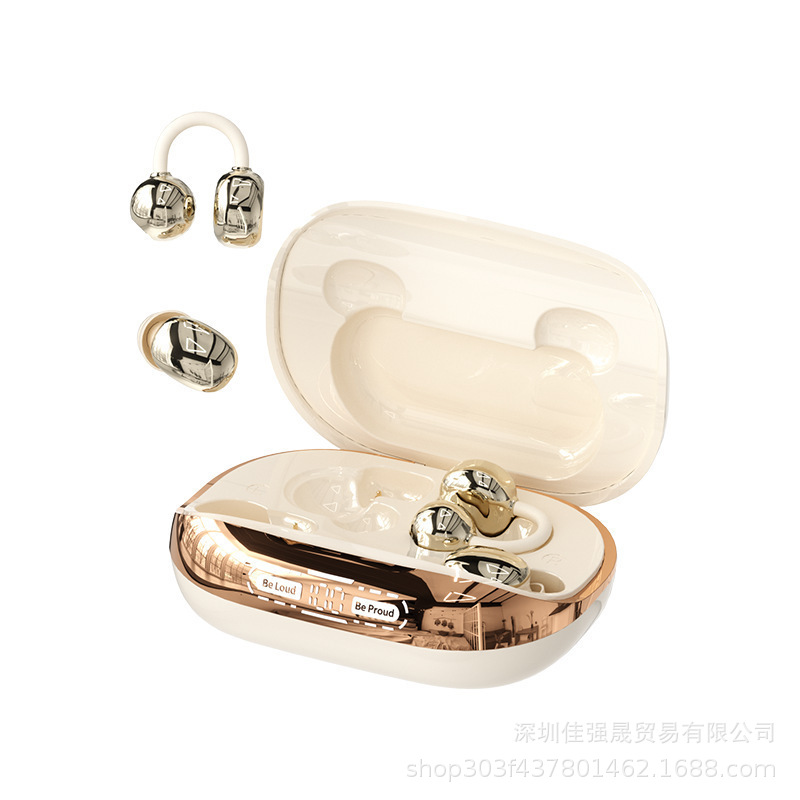 Couple 2-in-1 Open-ear Sports Bluetooth Earbuds Long Battery Life Noise Reduction Painless Wear