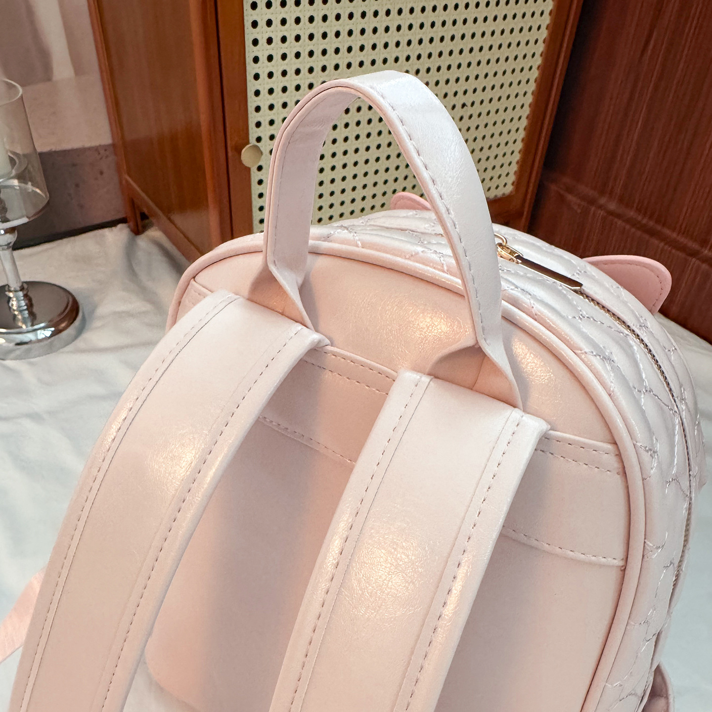 Melody 3D Butterfly Backpack Soft Girl Style Cartoon Quilted Backpack Student Commute Travel Bag