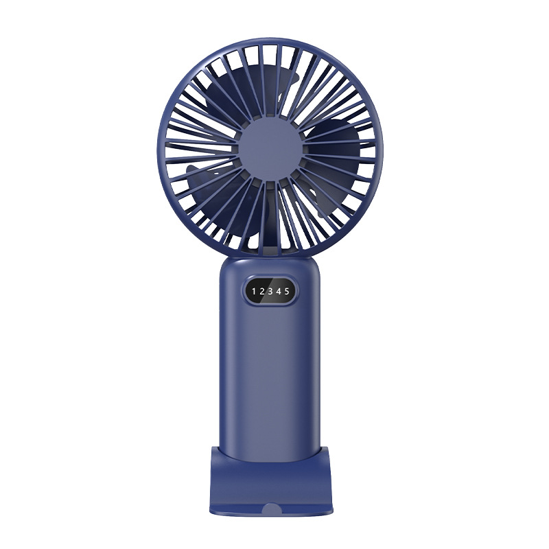 Mini handheld fan usb charging portable student small fan desktop stand strong wind electric fan
