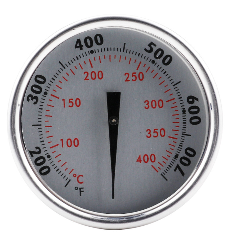 Pointer Type Stainless Steel BBQ Grill Oven Industrial Thermometer Boiler Disc Axial Bimetallic Thermometer