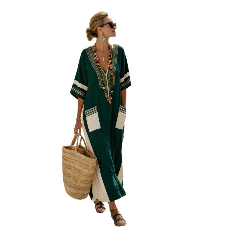 2025 Independent Station New Women's Animal Print Casual Dress