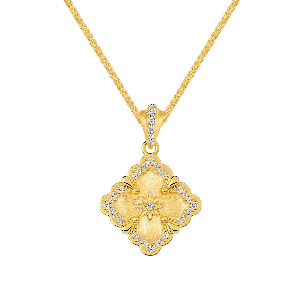 Live S925 sterling silver necklace bracelet earrings ring for women, four-leaf clover lucky bead design exquisite women's jewelry