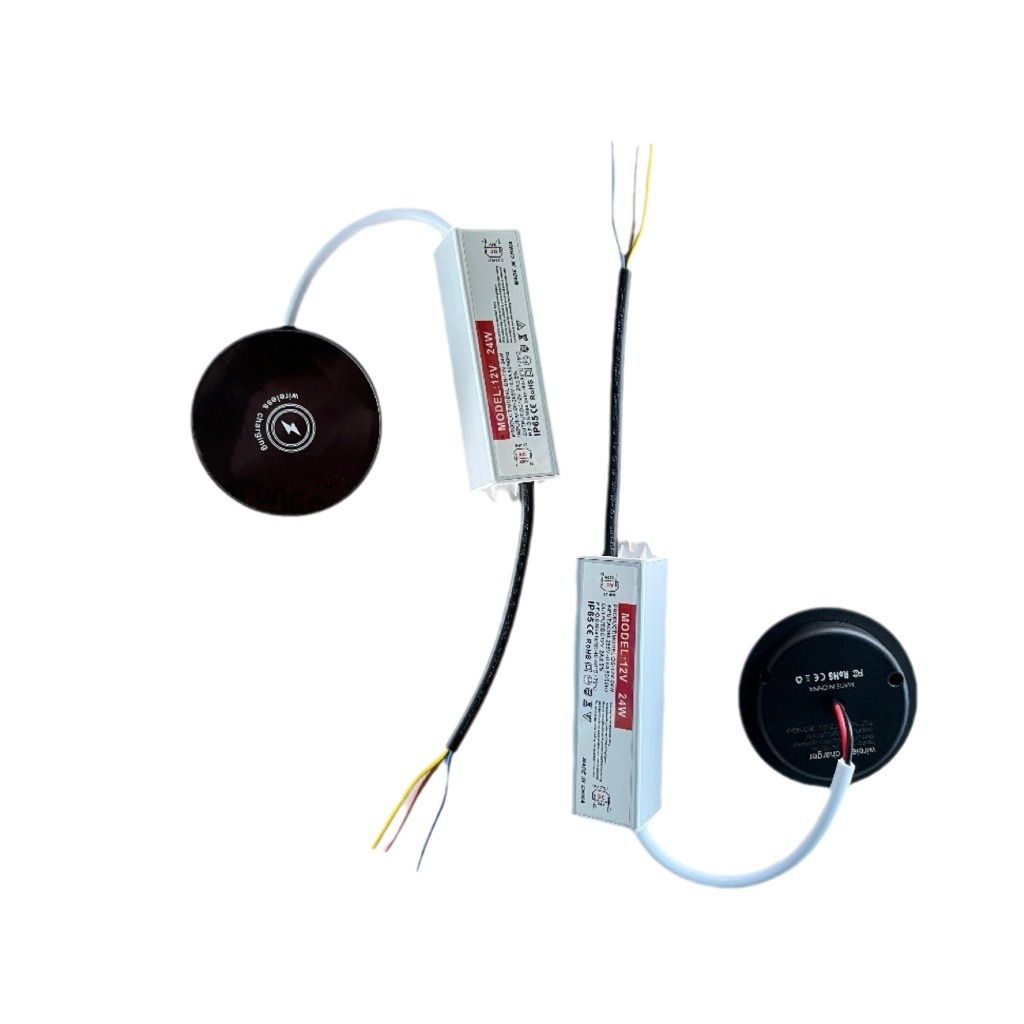Waterproof magnetic embedded wireless charger IP68 waterproof suitable for outdoor work clothes restaurant bar