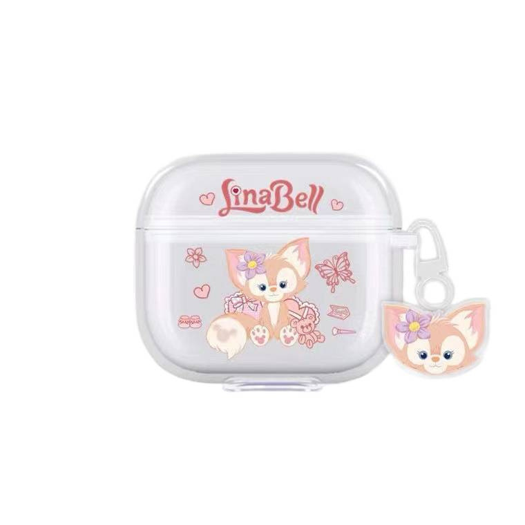Cute Pochacco Apple AirPods 2nd generation protective case, compatible with AirPods Pro, soft transparent cartoon case