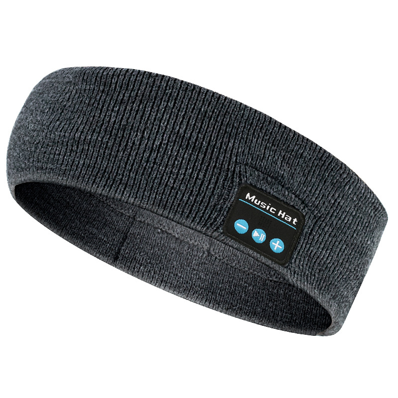 Wireless Bluetooth Headband Outdoor Fitness Sweat-Absorbing Headphone Music Call Outdoor Knitted Bluetooth Headband