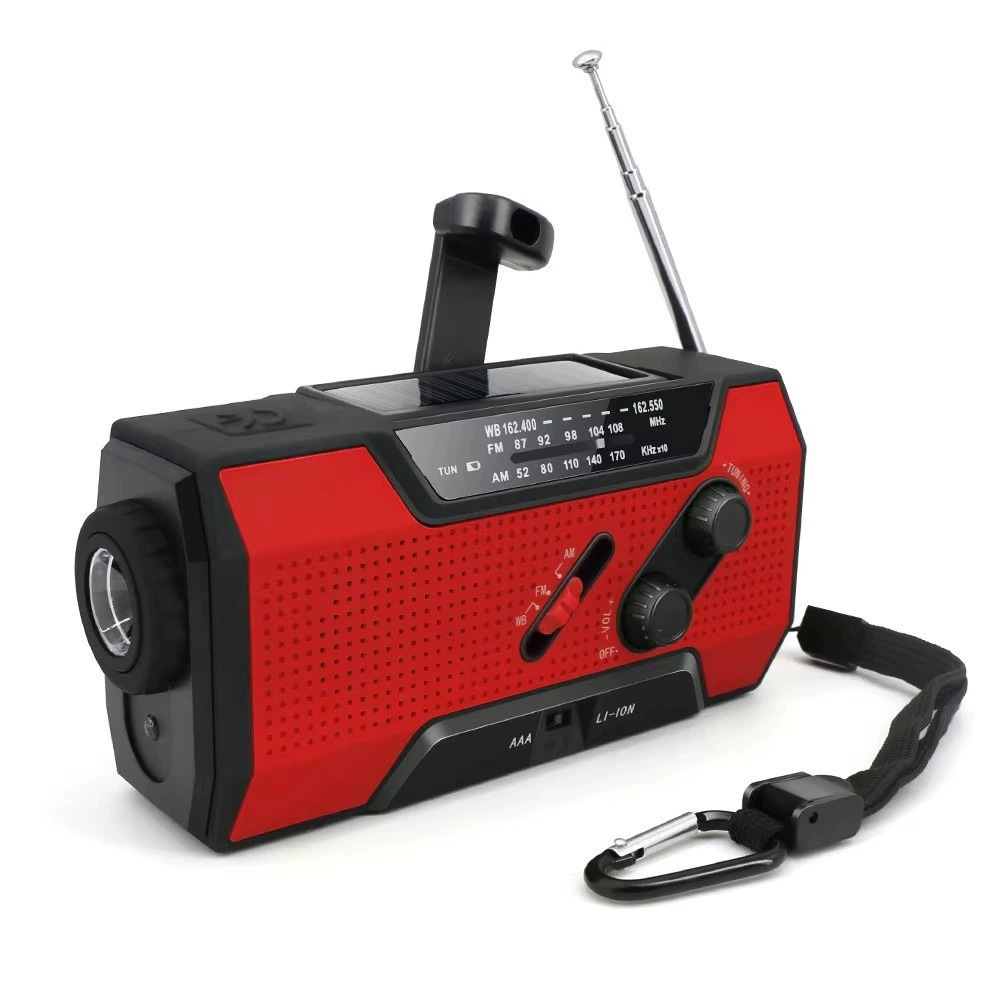 New disaster multifunctional emergency radio hand-crank power generation radio outdoor solar charging radio