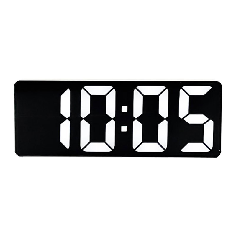 Simple large screen alarm clock LED mirror electronic multi-function student clock