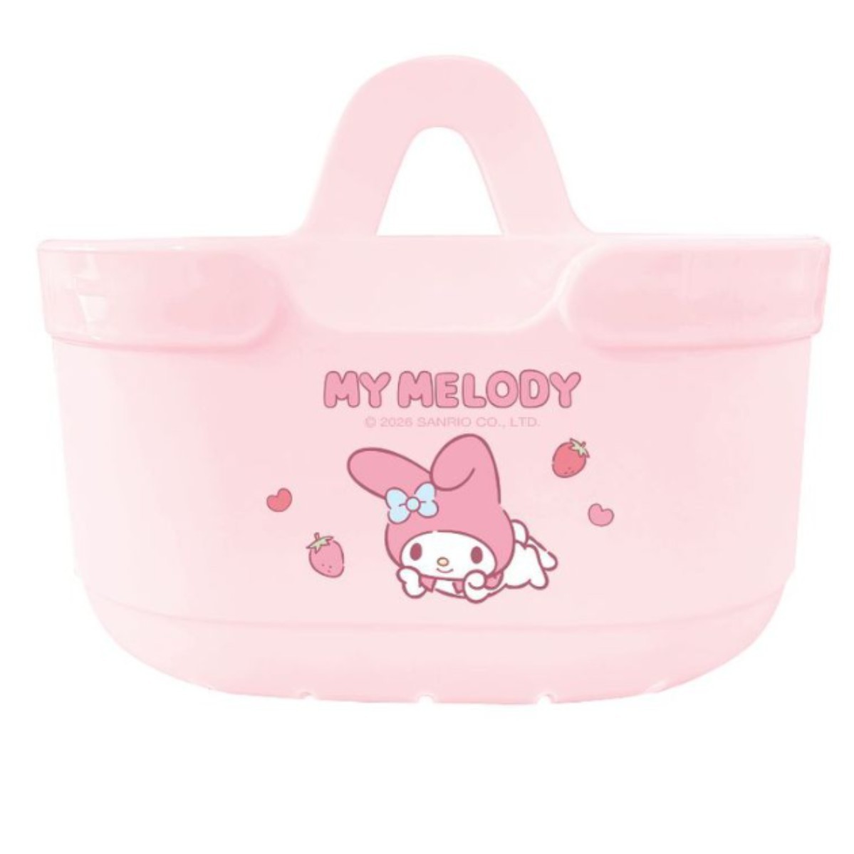 Sanrio Official Wall-Mounted Storage Basket Large Capacity No-Drilling Sterilization Box Storage Basket Traceless Antibacterial Kitchen